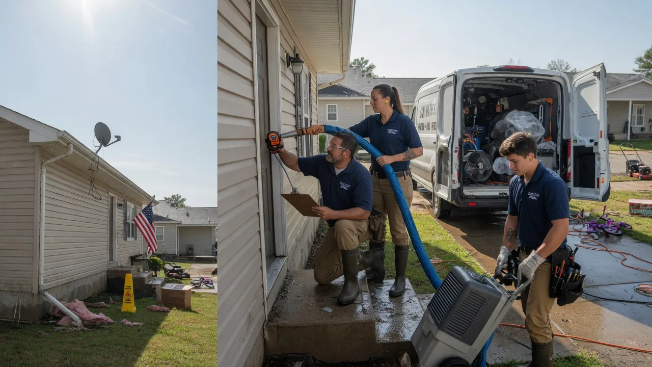 Ceiling Water Damage Restoration in Athens, ME near me